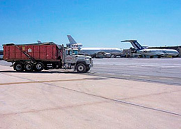 Dumpster at BWI Airport