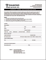 Credit Card Authorization Form
