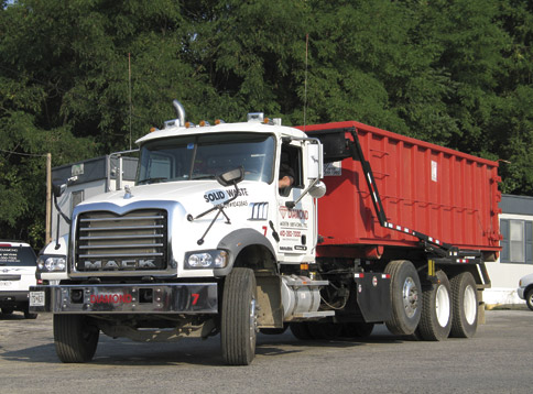 Roll-Off Dumpster Delivery Truck