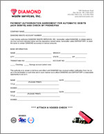 Diamond Waste Account Application